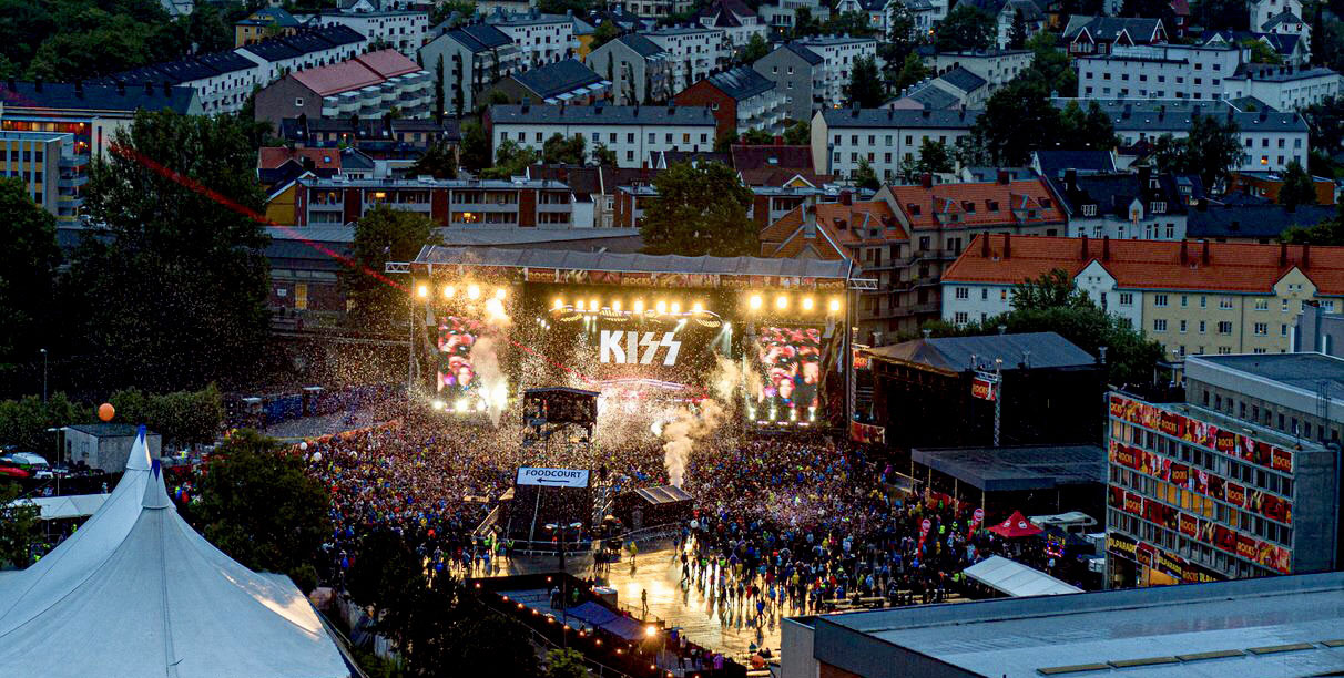 Megaforce installiert Bühne für Trondheim Rocks 2019