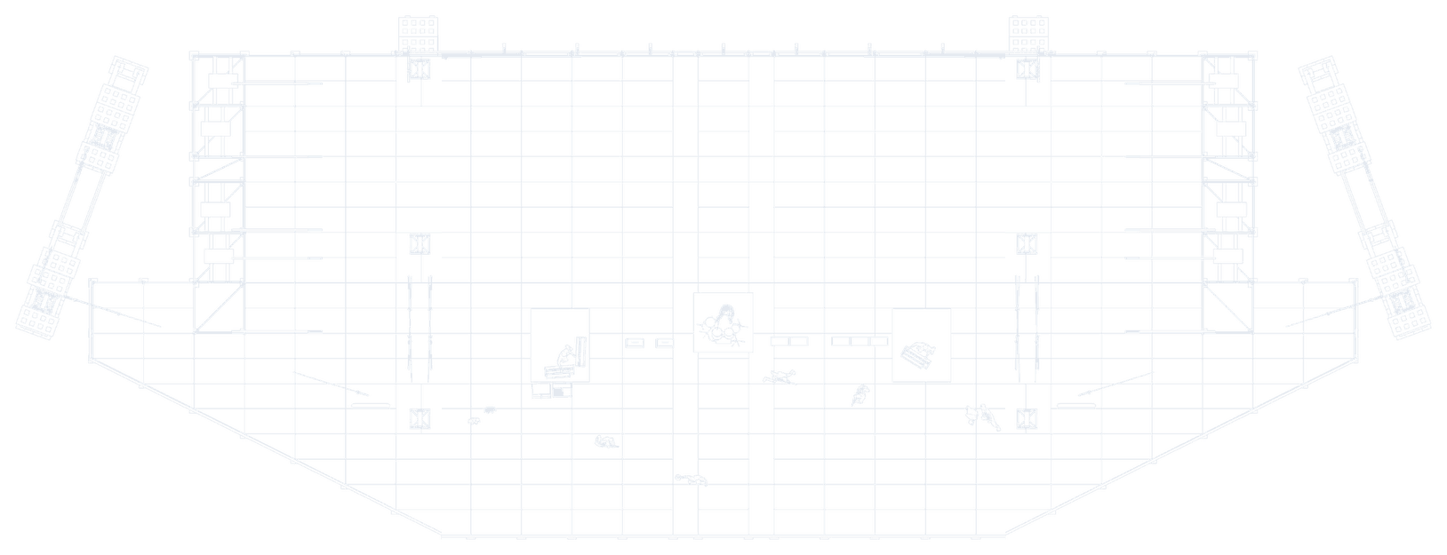 Jupiter, top view, angled wings (technical drawing)