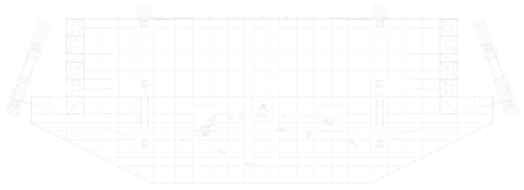 Jupiter, top view, angled wings (technical drawing)